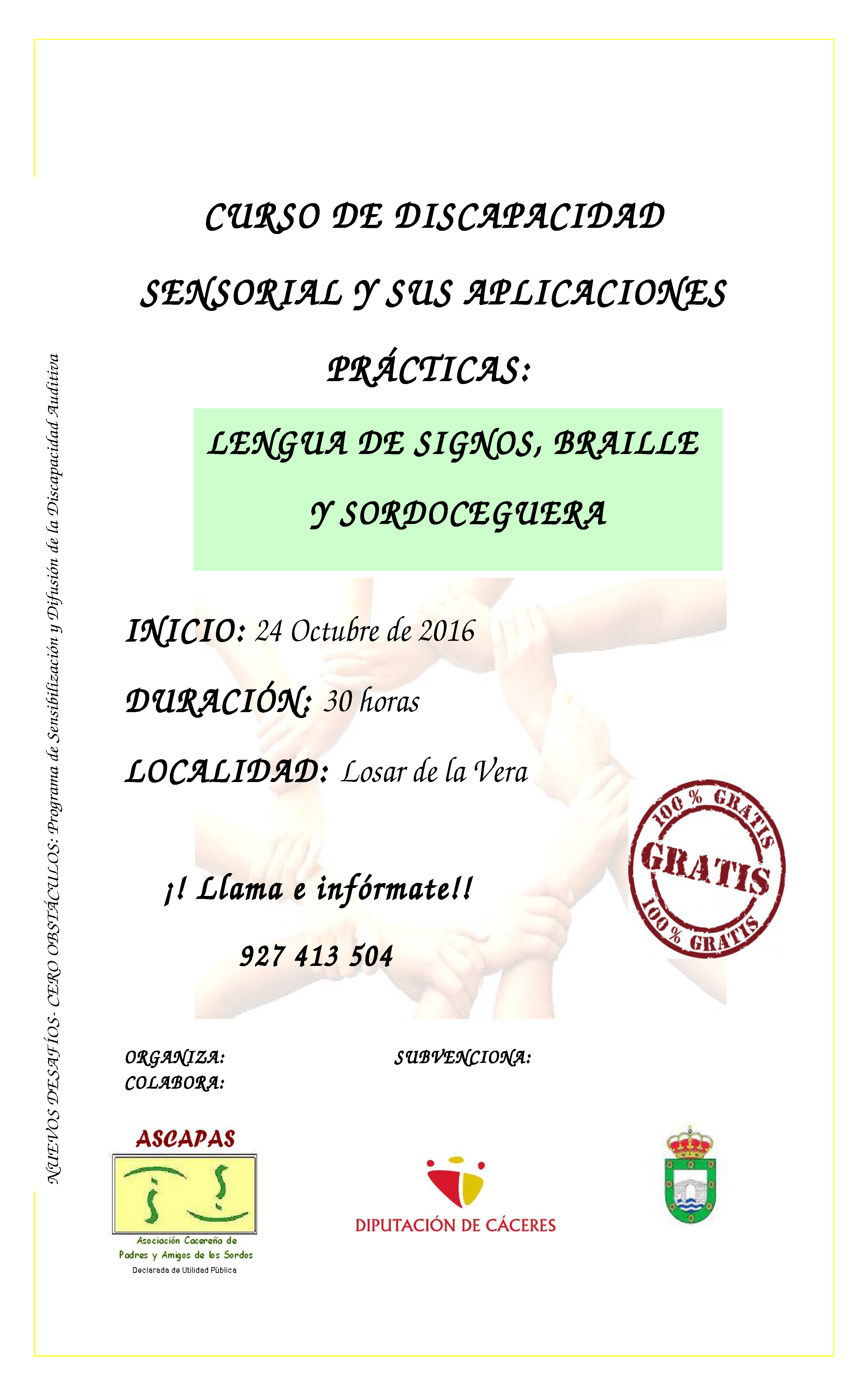 Curso lenguaje de signos